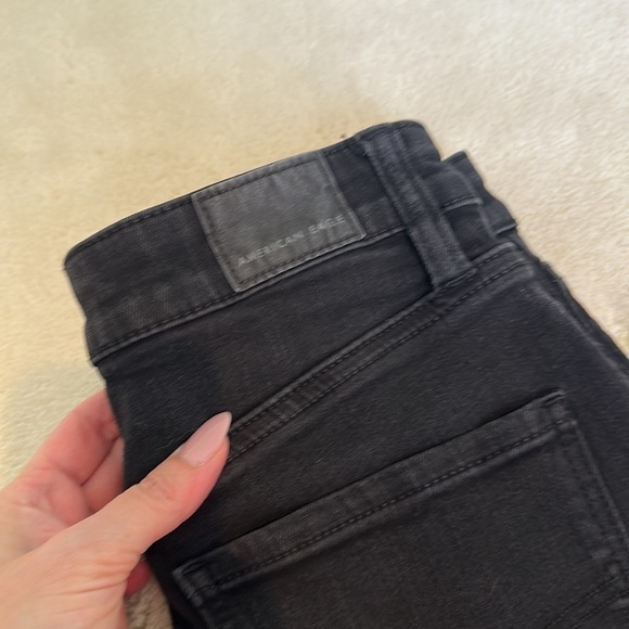 American Eagle Next Level Highest Waist Jeggings in Black.. - Picture 3 of 7